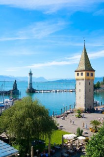 Harbor with Mangturm tower