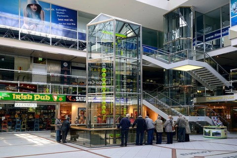 Main hall with water clock