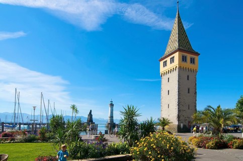 Harbor with Mangturm tower