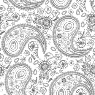 Vector paisley