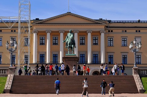 Equestrian statue of King Charles III John