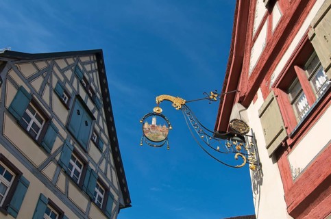 Guild sign at the museum of local history