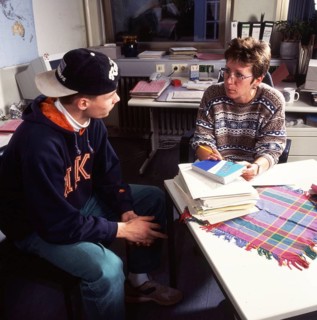 Dortmund: Vocational guidance at the employment office in Dortmund on 15. 9. 1995 . Germany