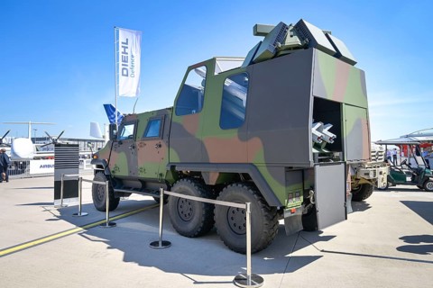 Diehl Defence missile system IRIS-T SLS MK III