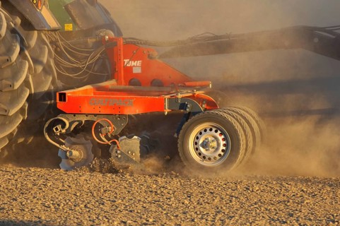 Tractor with Tume Cultipack disc harrows