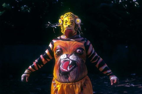 Pulikali dancer