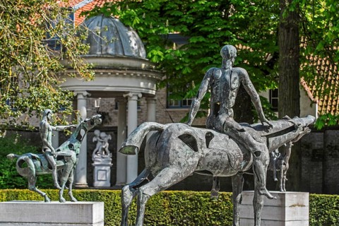 Sculpture group The Four Horsemen of the Apocalypse