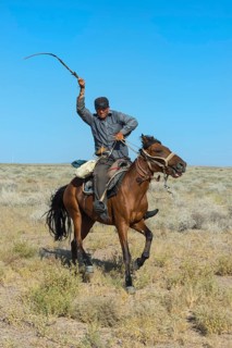 Shepherd with riding whip