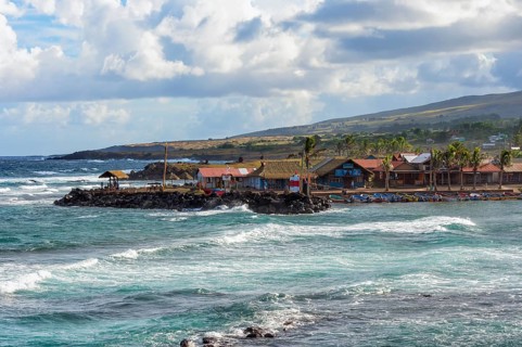 Fishing port Hanga Roa