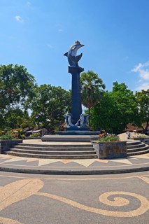 Dolphin Statue