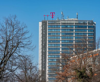 High-rise buildings and commercial buildings at Ernst-Reuter-Platz