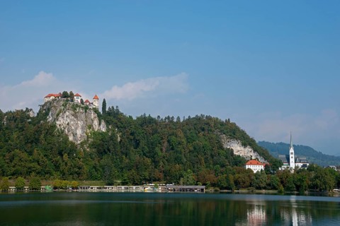 Castle and church