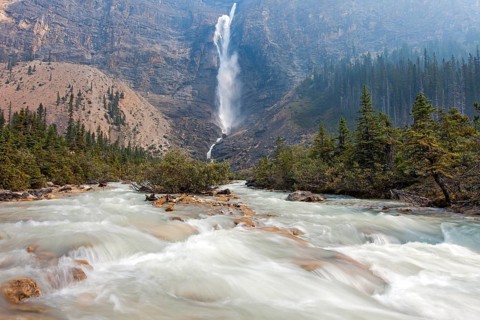 Takakkaw Falls in Yoho National Park
