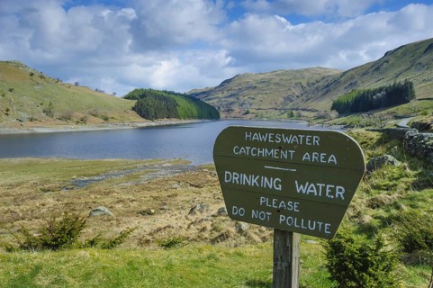 Haweswater Catchment sign