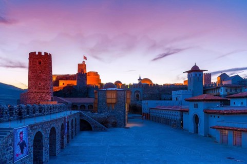 Rabati Castle at sunset
