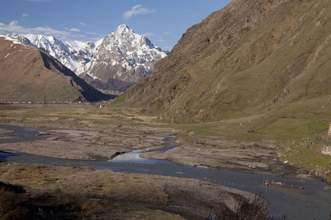 View of the Mountain River Valley
