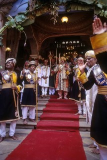 The Maharaja His Highness Srikantadatta Narasimharaja Wadiyar Bahadur participates festival of Dussera or Dasara