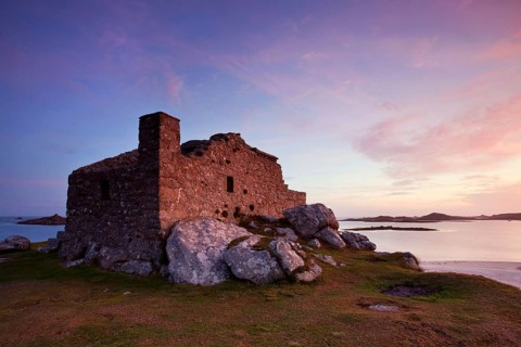 16th century fort built to defend the harbour at sunrise