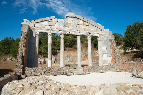 Restored monument of the Agonothetes