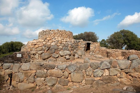 Excavation work at Nuraghe La Prisgiona