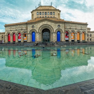 Republic Square in the morning