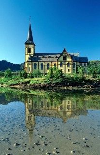 Kabelvag village church