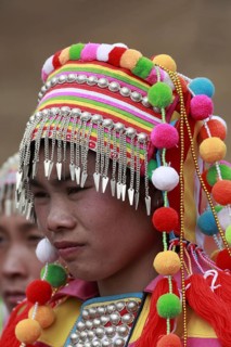 Lisu ethnic minority tribe