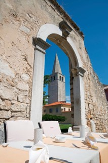 Euphrasius Basilica Tower and City Wall
