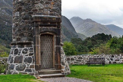 The Glenfinnan Monument on the shores of Loch Shiel