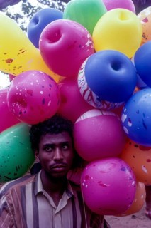 A balloon seller