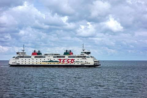 TESO ferry Dokter Wagemaker sailing from Den Helder to the island of Texel