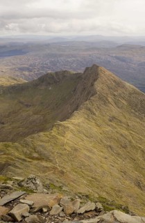 View from mountain summit