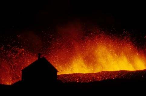 Volcanic eruption