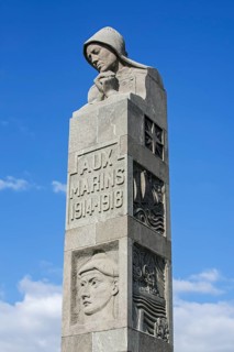 Monument in honour of the seamen killed in the First World War at Pointe Saint-Mathieu
