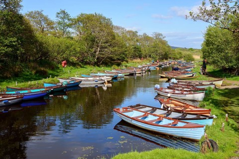 Boats at Ross Castle