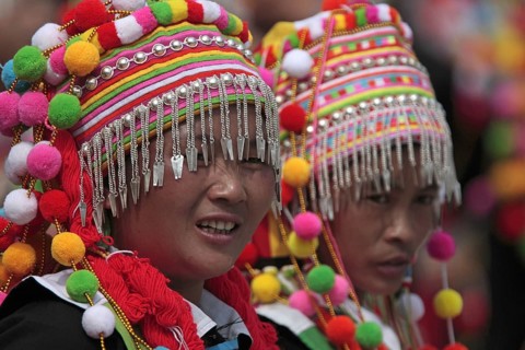 Lisu ethnic minority tribe