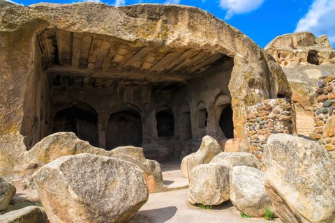 Uplistsikhe cave town known as the Fortress of the Lord
