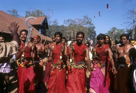 Velichappadu Oracles in Bharani festival in Kodungallur