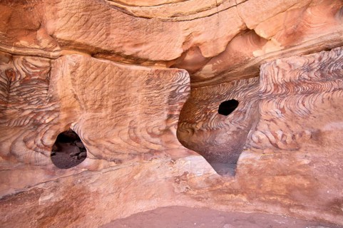 Unfinished cave tomb
