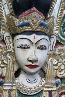 Indonesian Ramayana wooden mask