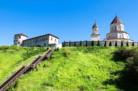 Stairs leading to the residence of the Catholicos-Patriarch of All Georgia