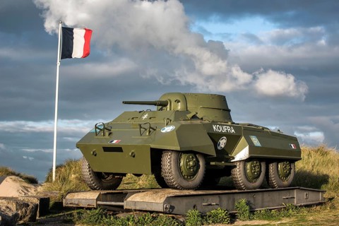 M8 Greyhound light armoured car of the Forces francaises libres