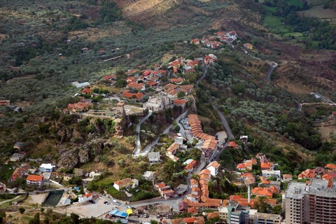 View from Sari Salltik to Kruje