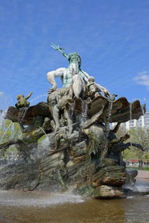 Neptune Fountain at Alexanderplatz