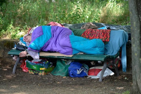 Homeless person