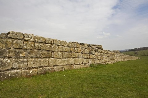 Remains of Roman fortifications