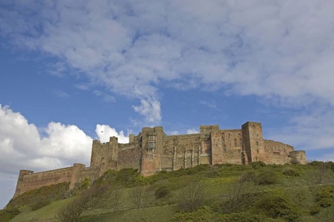 View of the castle walls
