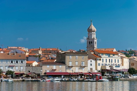 Krk Town with St. Mary's Basilica
