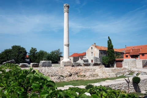 Remains of a Roman temple