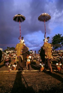 Great elephant march festival in Thiruvananthapuram or Trivandrum